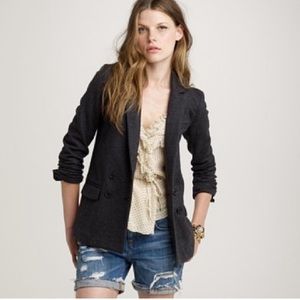 J. Crew Benny Long Wool Blazer